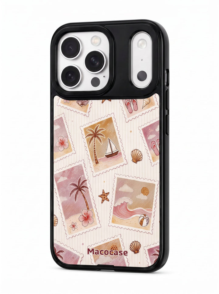 Tropical Beach Stamp Pattern Phone Case