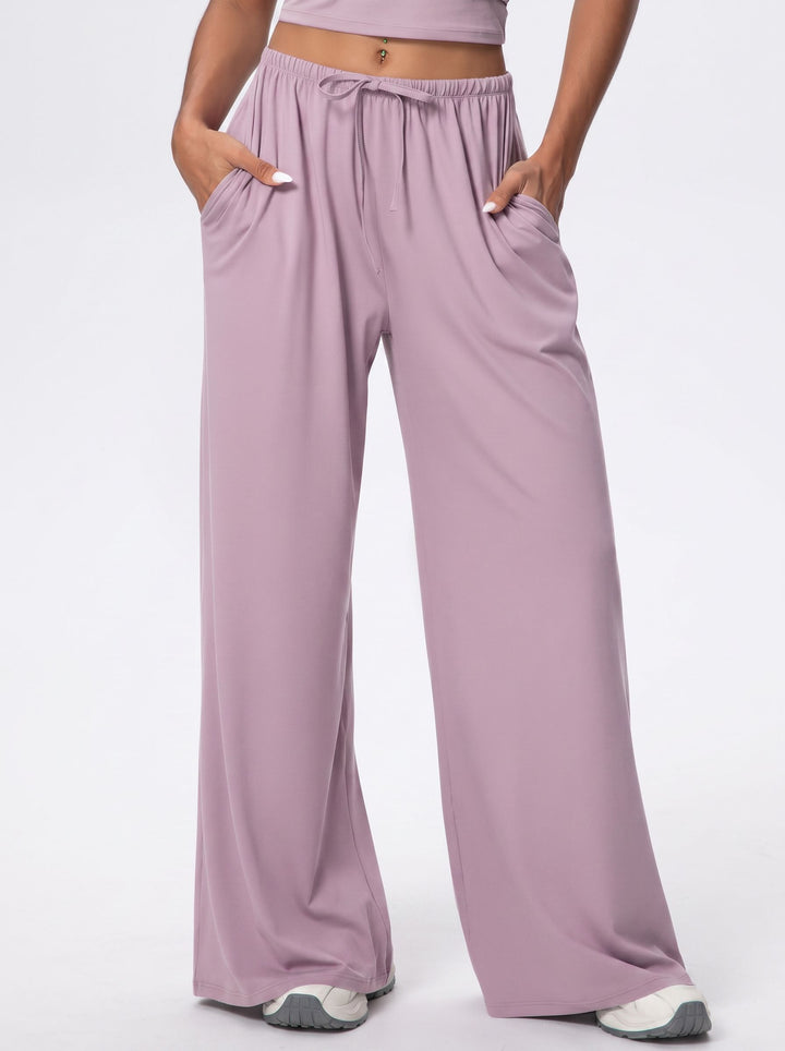 Buttery Soft Drawstring Wide Leg Pants