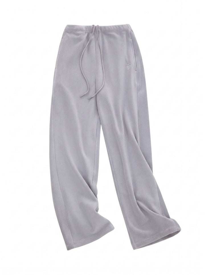 Comfy Velour Wide Leg Pants