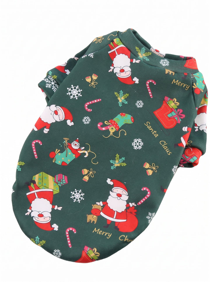 Cozy Festive Santa Cat Sweater