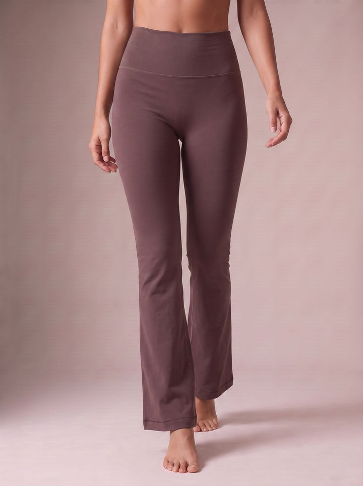 High Waisted Seamless Flare Yoga Pants
