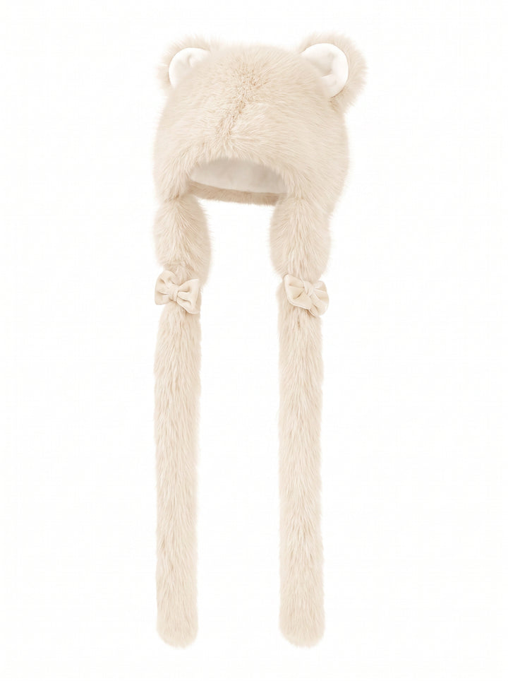 Fluffy Cute Bear Ear Hat