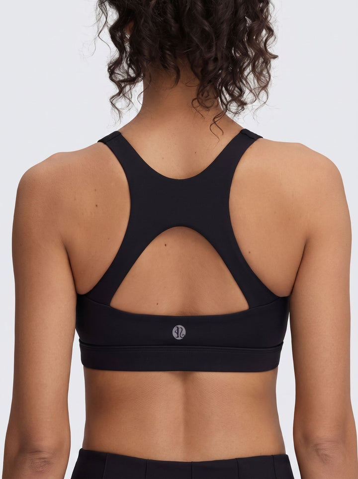 Breathable Cutout Back Sports Bra