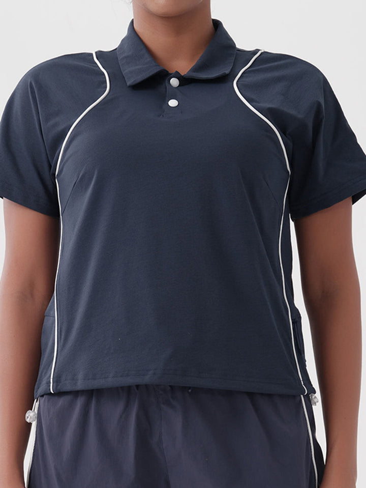 Breathable Moisture Wicking Athletic Polo Shirt