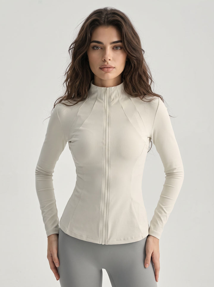 Slim Fit Stretchy Athletic Jacket