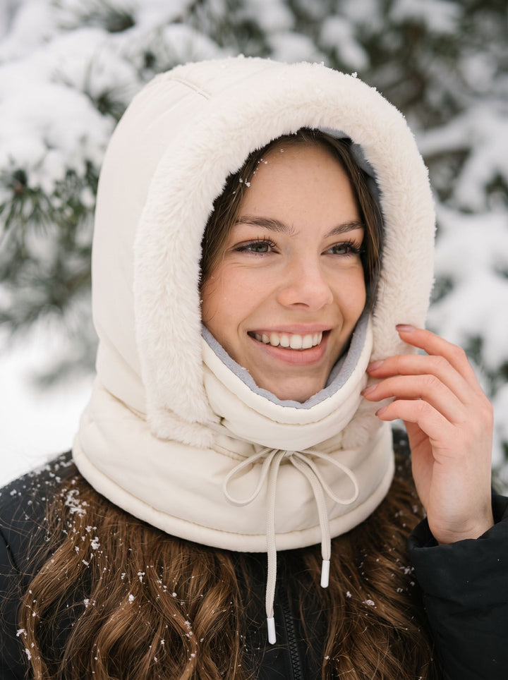Cozy Padded Faux Fur Balaclava Hat