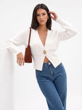 Slim Fit Plunging V Neck Cardigan