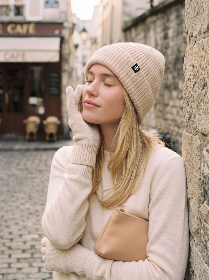 Cozy Ribbed Knit Winter Beanie