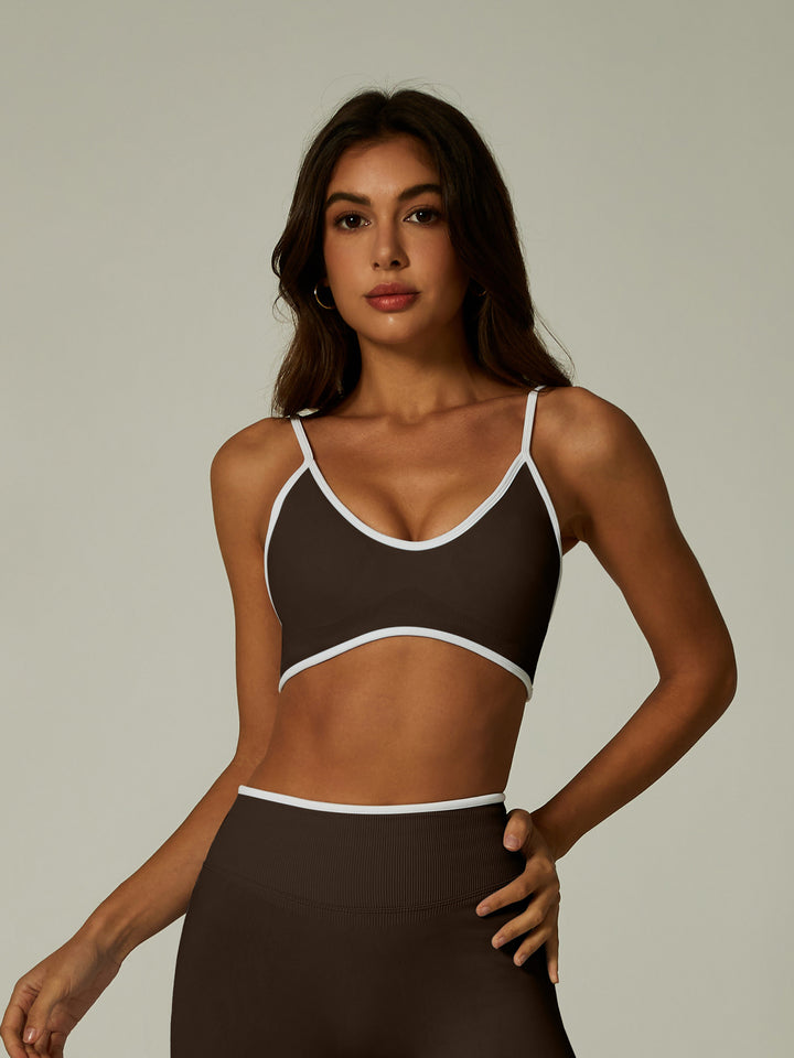 Seamless Ribbed High Support Workout Set