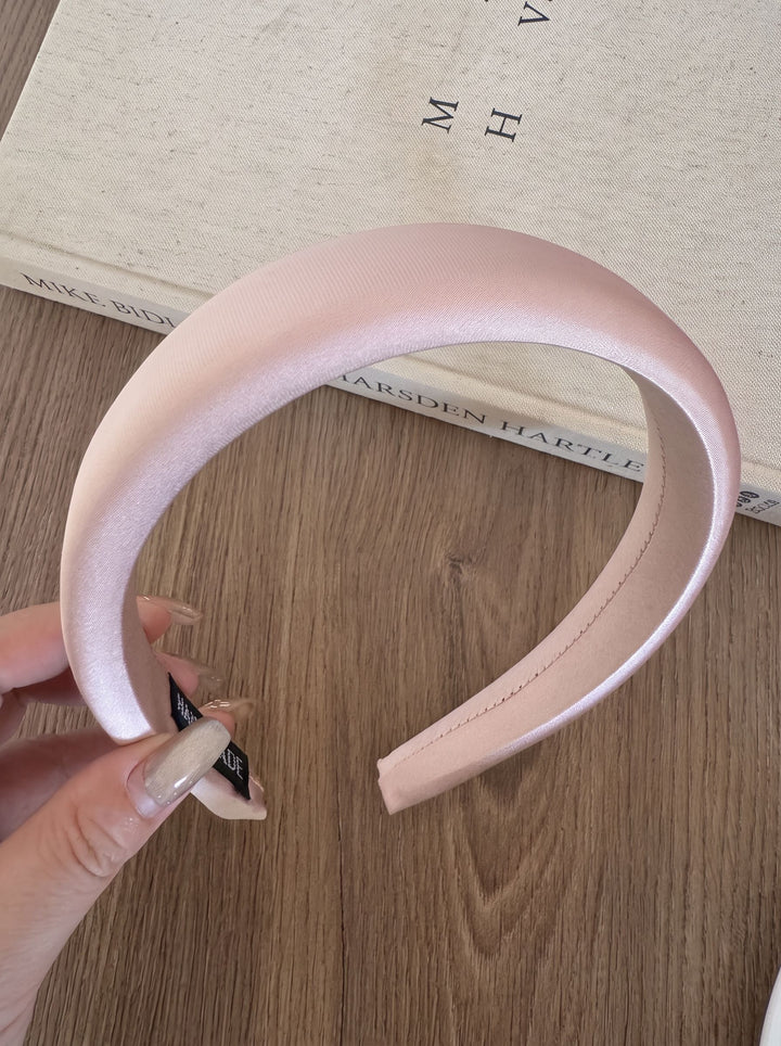 Minimalist Padded Satin Headband