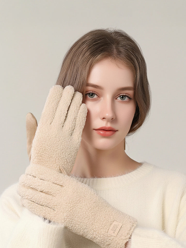 Cozy Thermal Faux Shearling Gloves