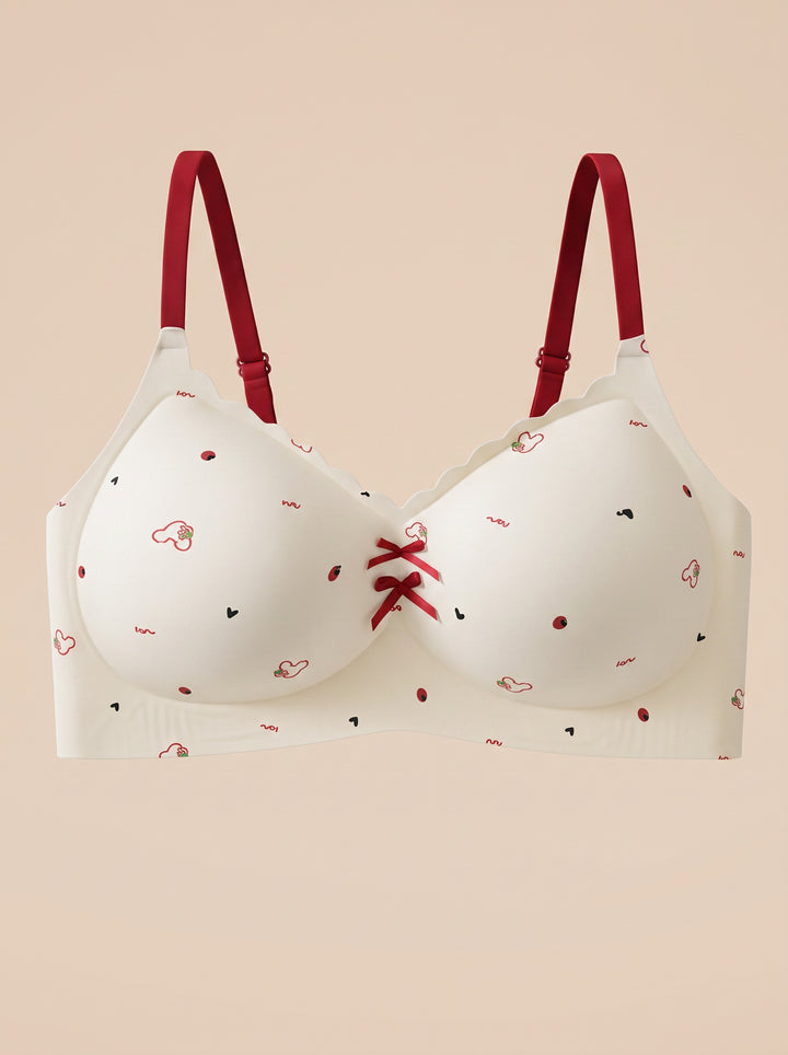 Seamless Comfort Wireless Push Up Bra