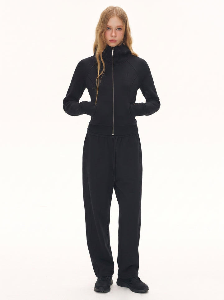 Slim Fit Lightweight Zip Hoodie Jacket