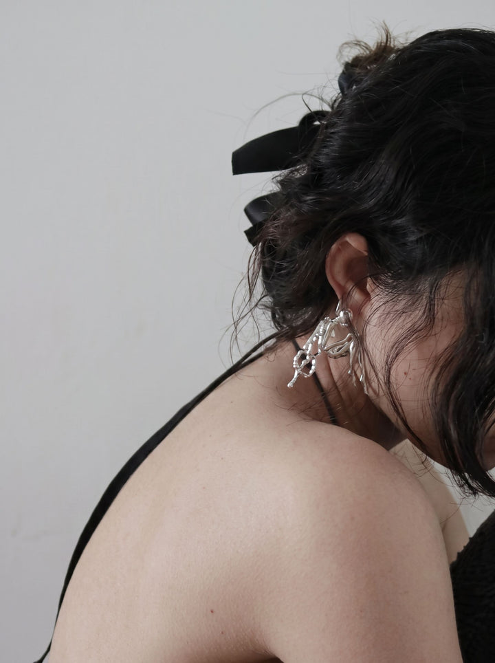 Avant Garde Surrealist Statement Earrings