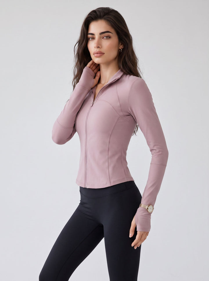 Breathable Mesh Back Yoga Jacket