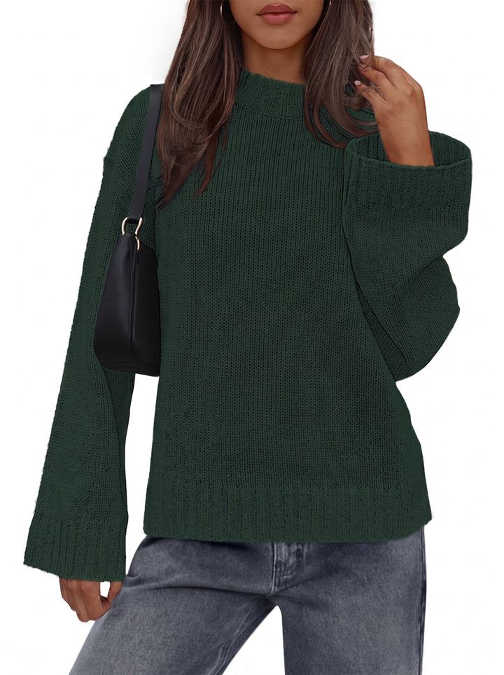 Cozy Bell Sleeve Knit Sweater
