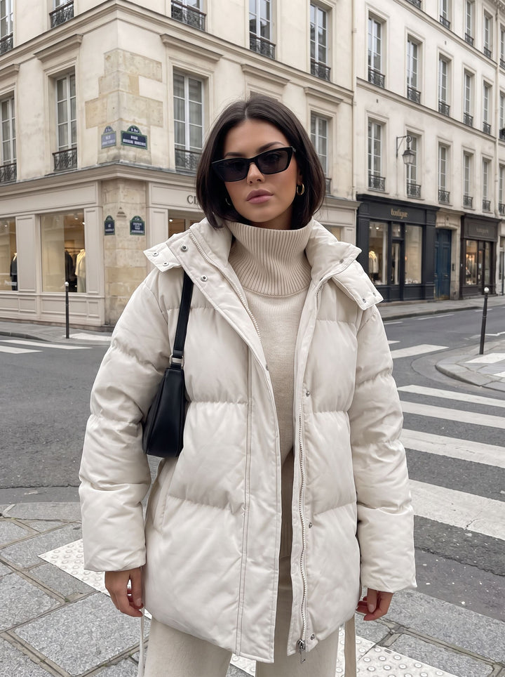 Oversized Puffer Hooded Winter Jacket