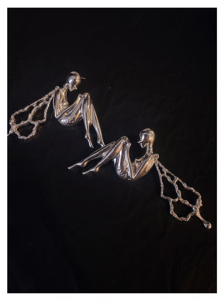 Avant Garde Surrealist Statement Earrings