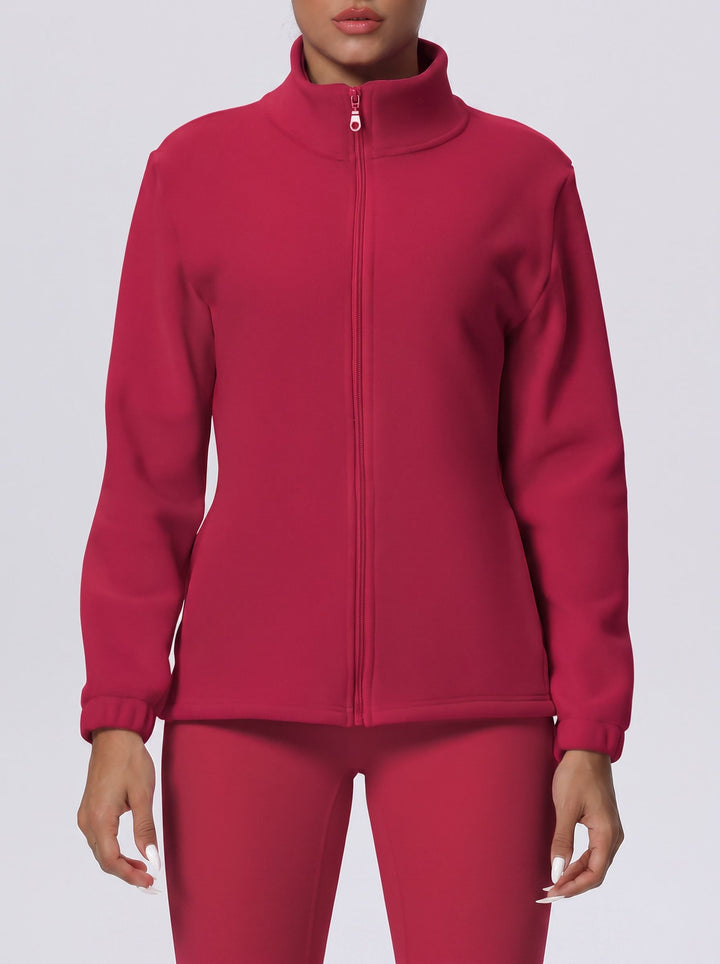 Cozy Fleece Full Zip Sports Fleece-Lined Jacket
