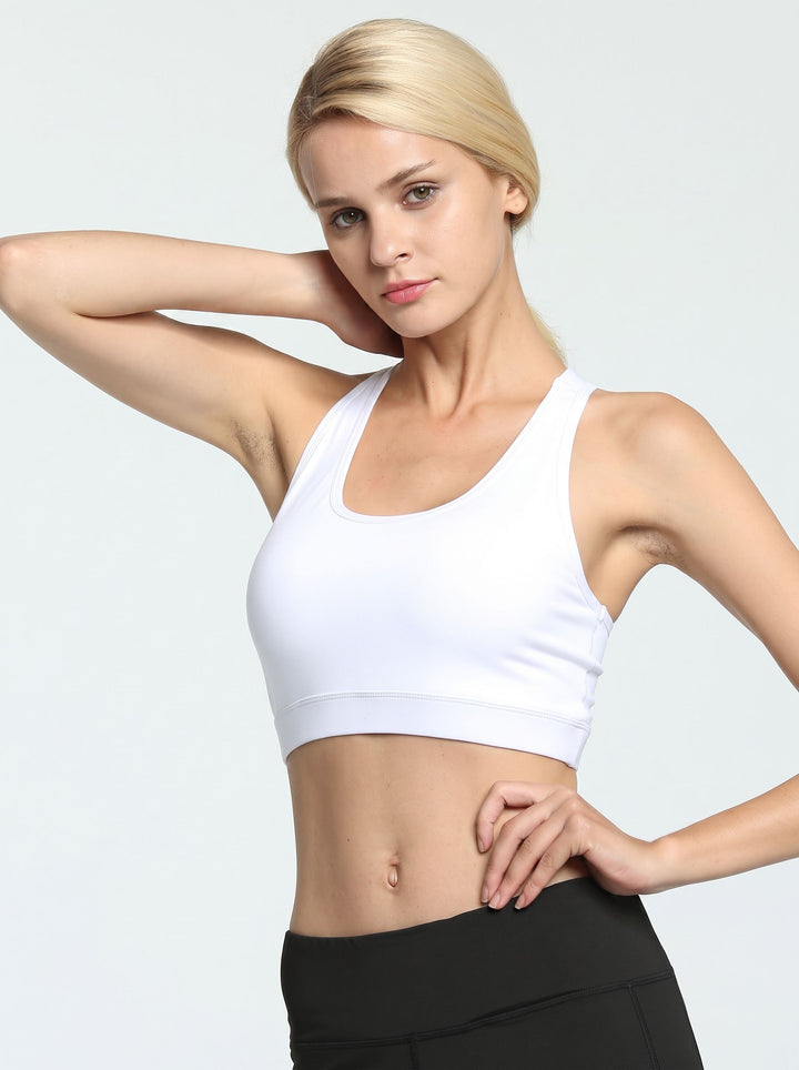 Phone Pocket Backless Sports Bra