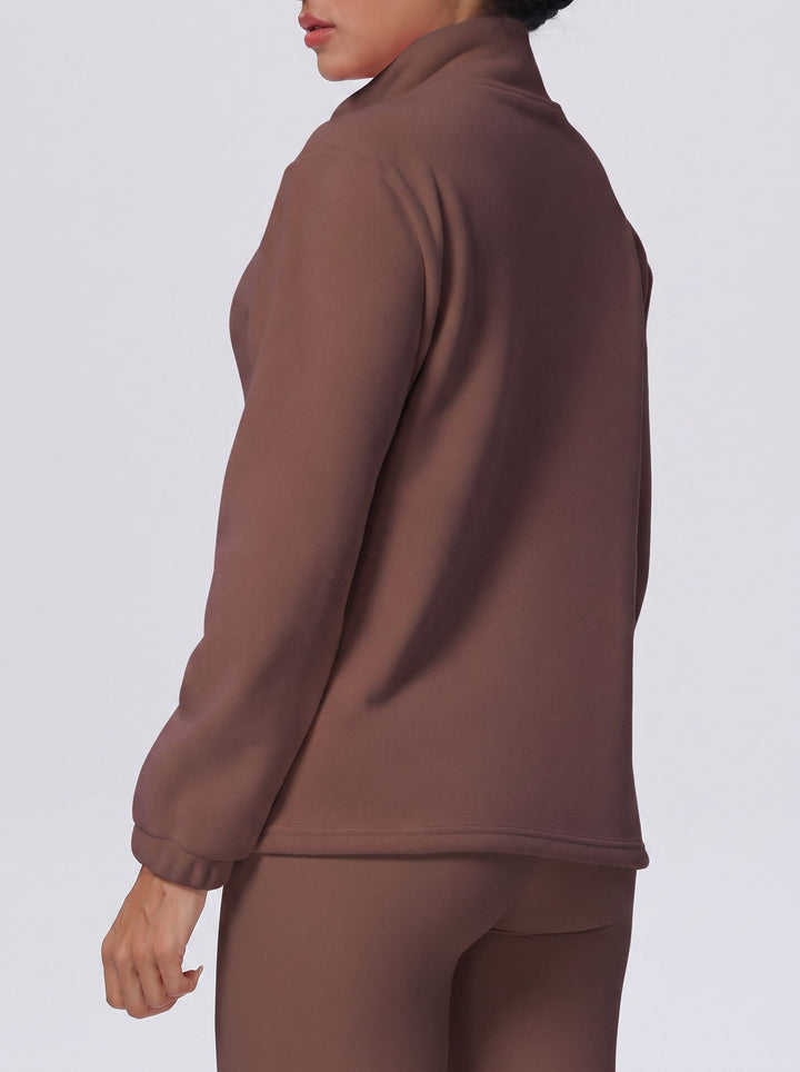 Cozy Fleece Full Zip Sports Fleece-Lined Jacket
