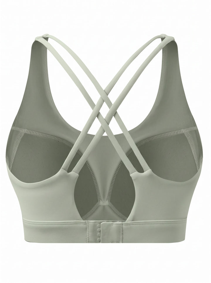 Crisscross Back Adjustable Sports Bra
