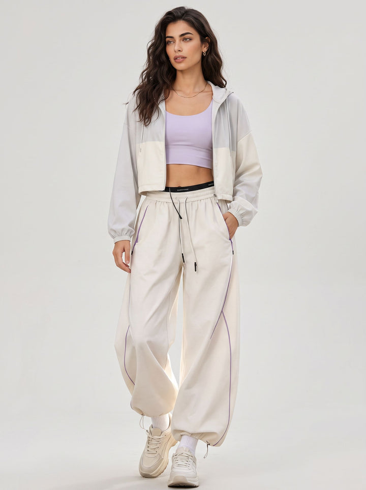 High Waisted Loose Fit Joggers