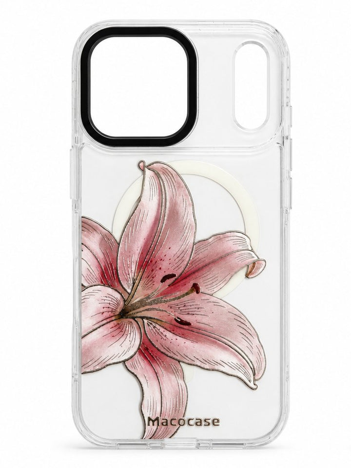 Pink Lily Flower Phone Case