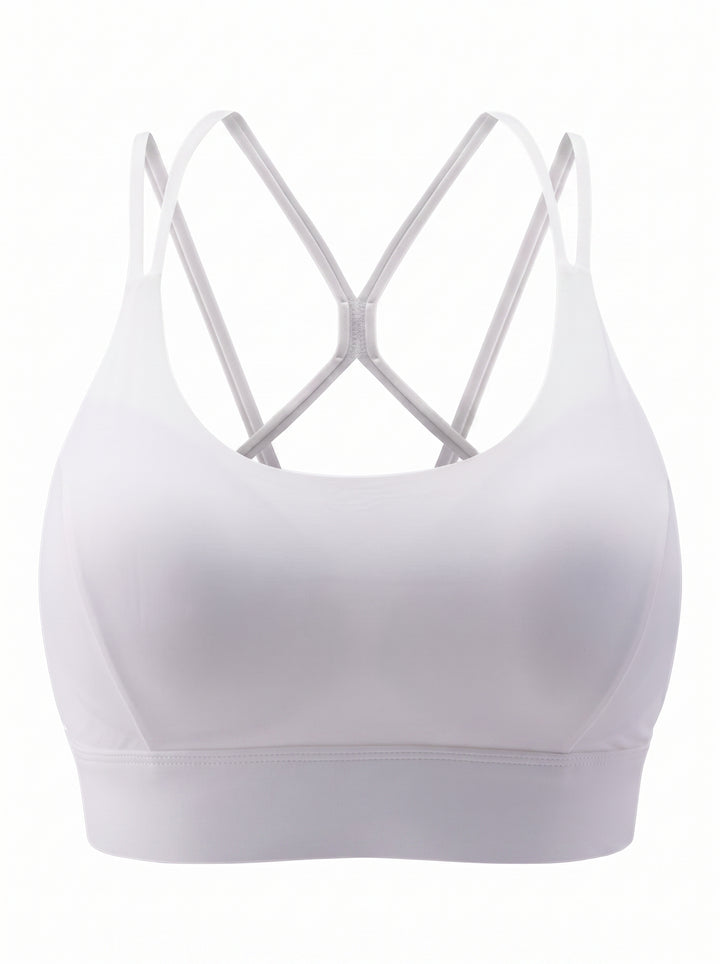 Strappy Back Medium Support Sports Bra
