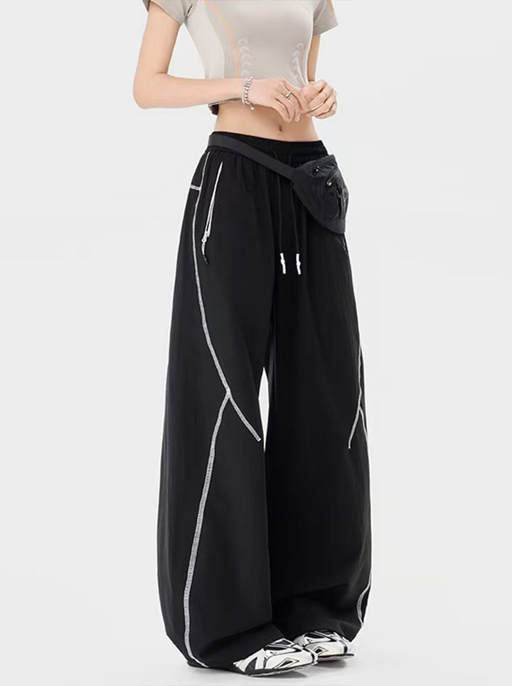 High Waisted Loose Fit Joggers