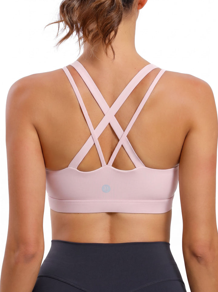 Strappy Back Supportive Sports Bra