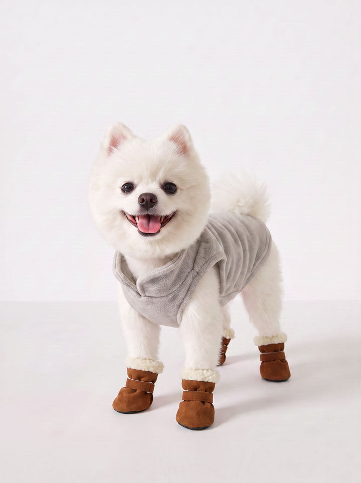 Cozy Fleece Lined Dog Boots