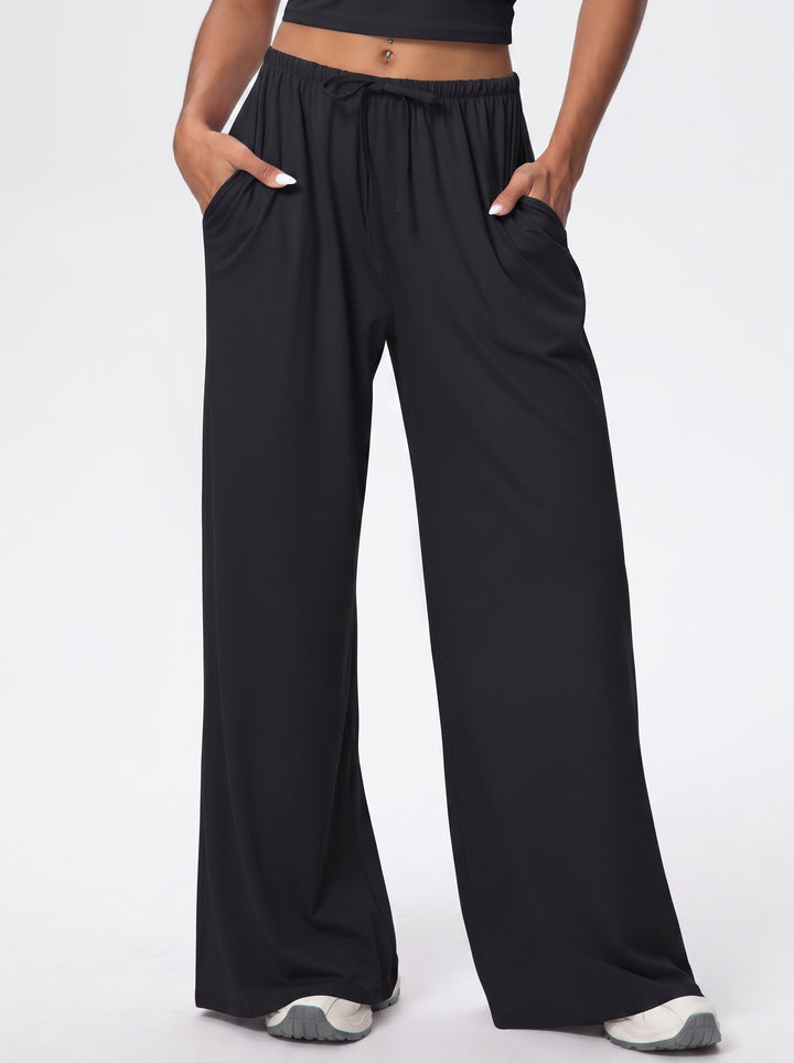 Buttery Soft Drawstring Wide Leg Pants