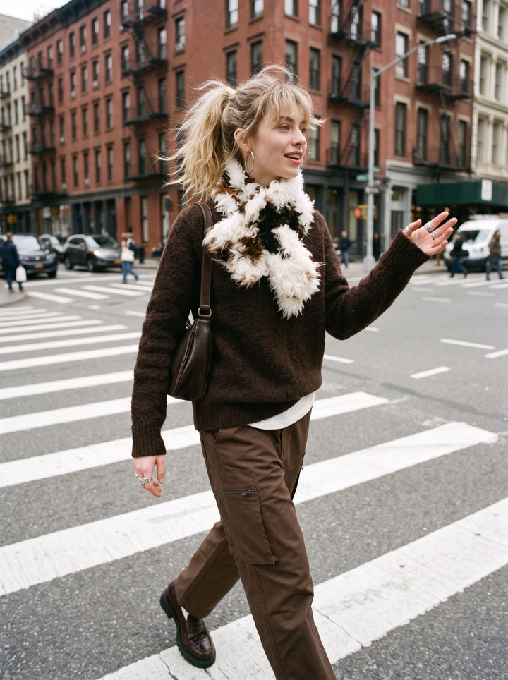 Cozy Plush Faux Fur Scarf