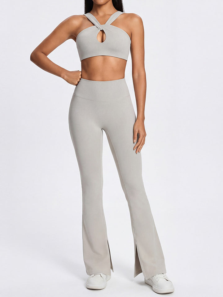 Seamless High Waisted Flare Yoga Set