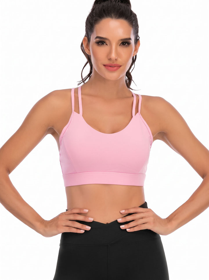 Strappy Back Medium Support Sports Bra