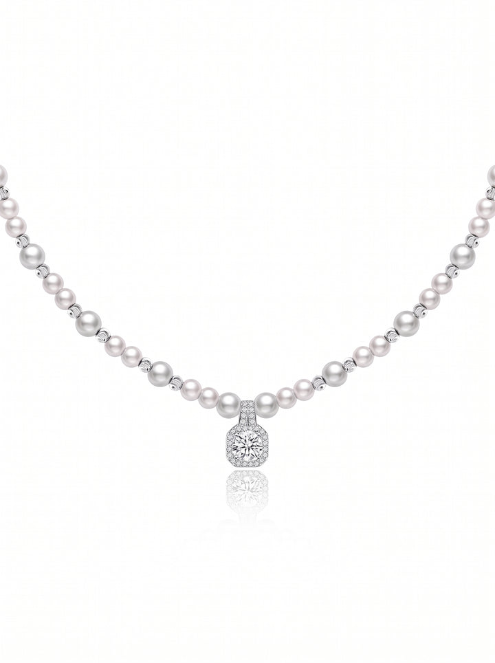 Elegant Dainty Pearl Pendant Necklace