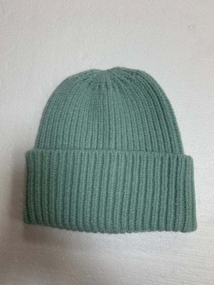 Cozy Ribbed Knit Mustard Beanie