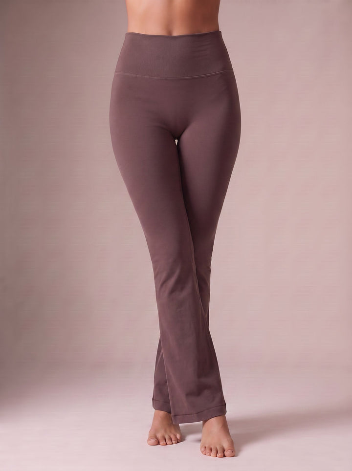 High Waisted Seamless Flare Yoga Pants