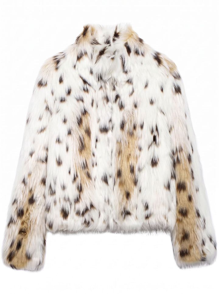 Plush Soft Cropped Faux Fur Coat