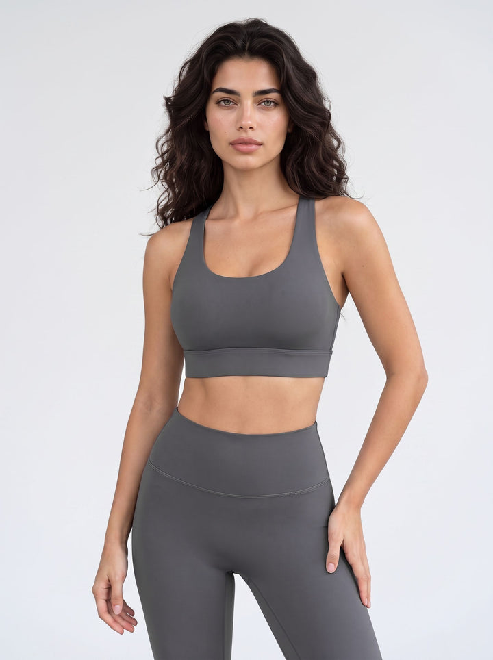 Sexy Crisscross Back Sports Bra