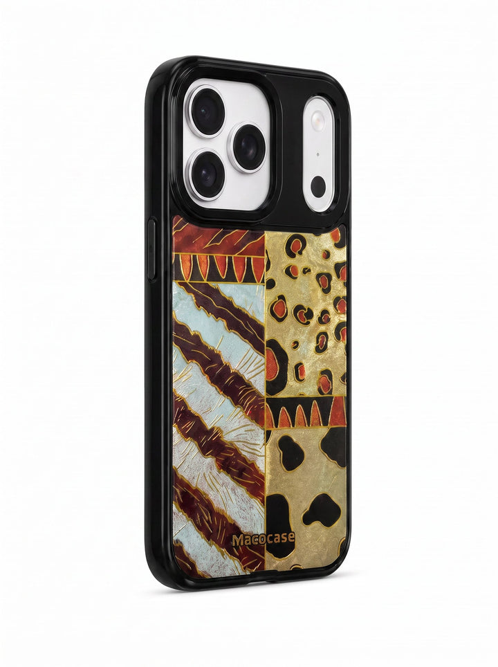 Patchwork Animal Print Phone Case