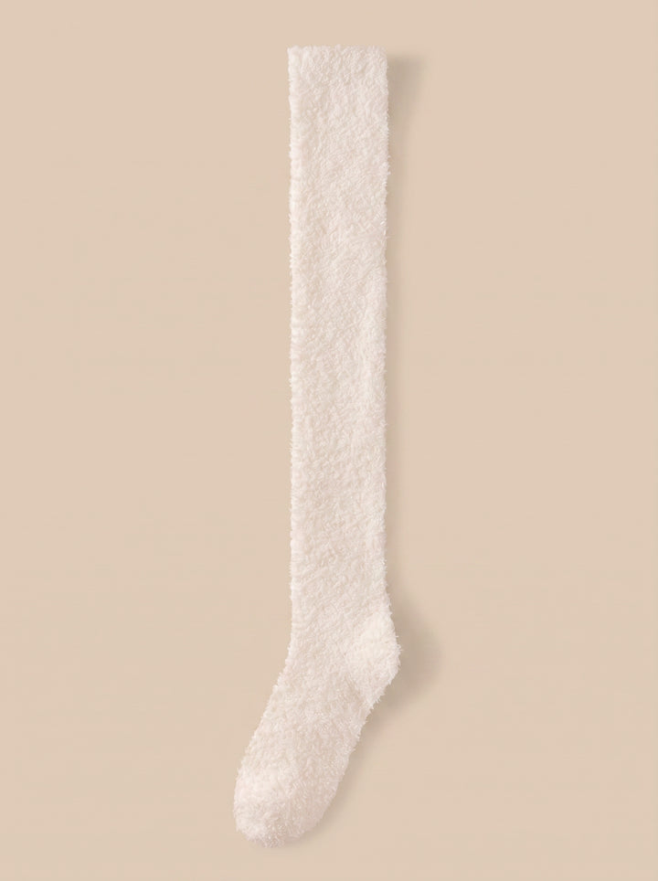 Cozy Plush Over The Knee Socks