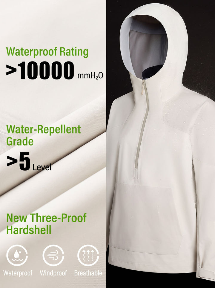 Waterproof Windproof Breathable Women Rain Jacket