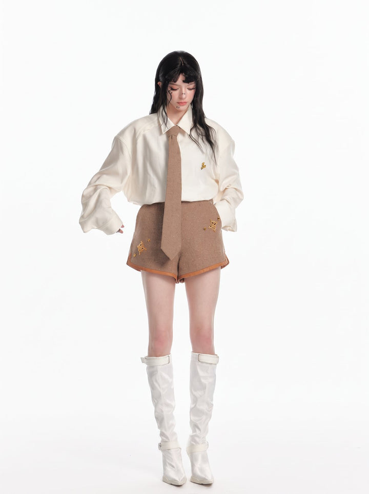 Oversized Relaxed Fit Button Up Shirt