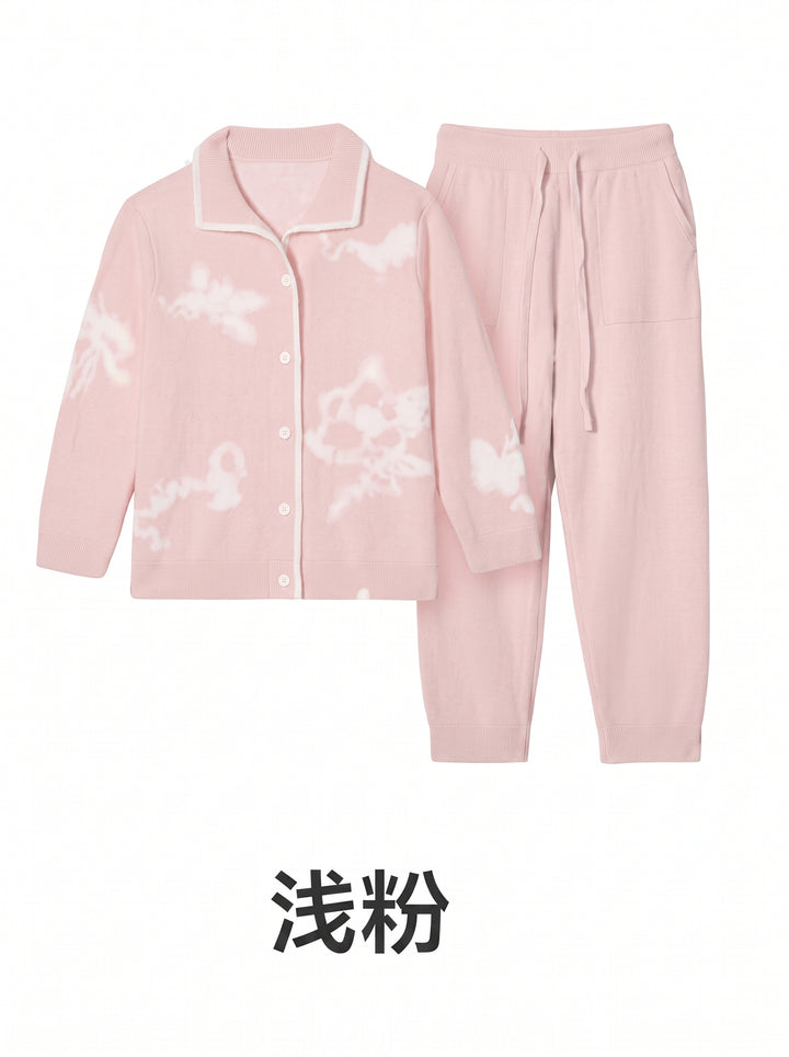 Soft Cozy Knit Pajama Lounge Set