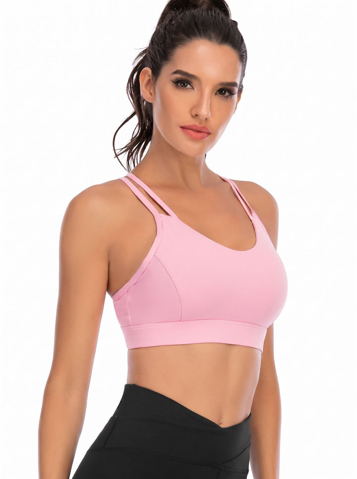 Strappy Back Medium Support Sports Bra