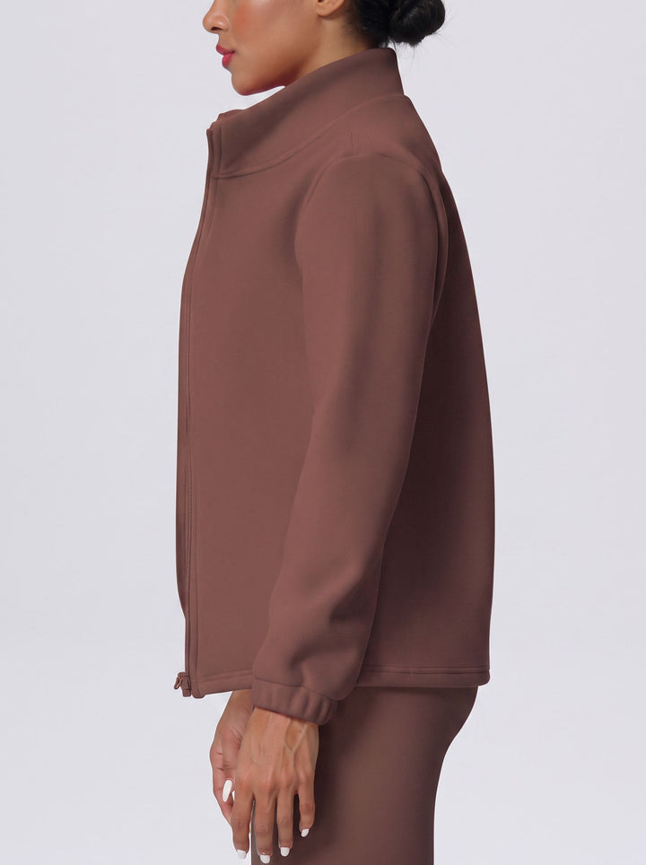 Cozy Fleece Full Zip Sports Fleece-Lined Jacket