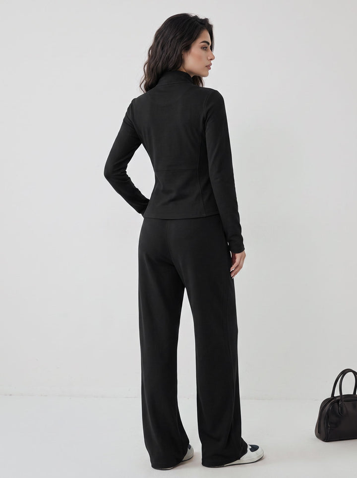 Soft Slimming Full Zip Pant Set
