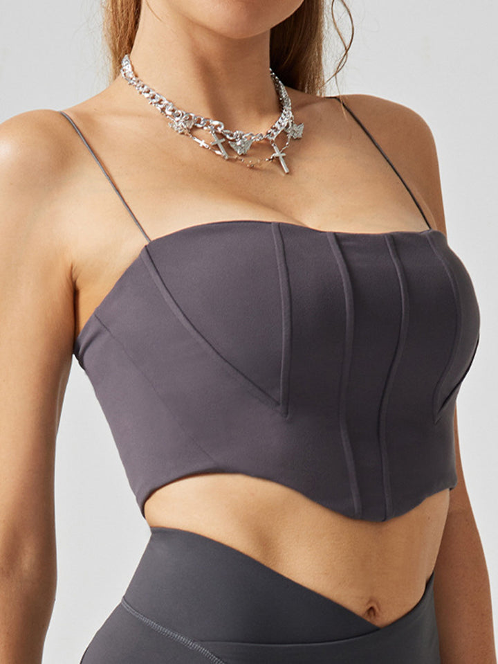 Sculpting Corset Style Yoga Tank Top